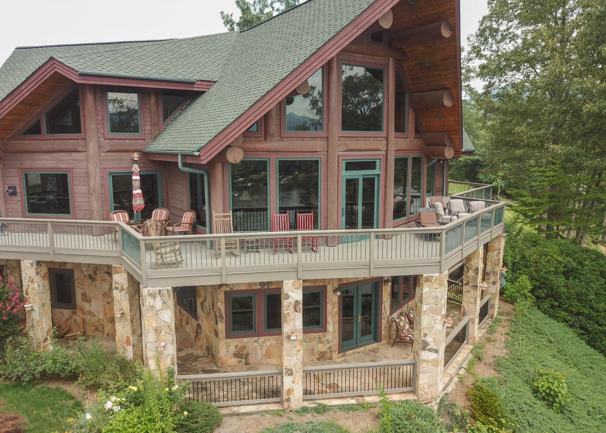 Stonecrest Lodge Lake Front Home With Private Boat Dock ハイアワシー エクステリア 写真